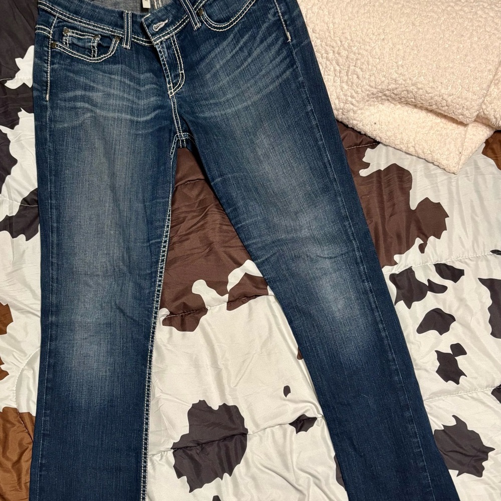 BKE Dark Wash Straight Leg Jeans